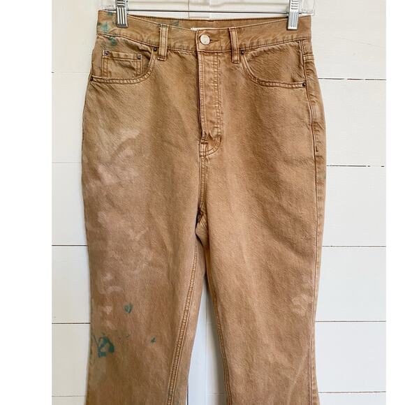 PacSun Tie Dye High Rise Bootcut Jeans Brown/Teal 27 X 32‎ - Picture 7 of 12